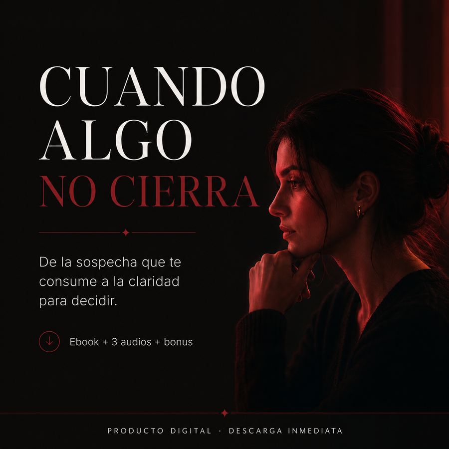 Cuando algo no cierra — Guía + meditaciones + hoja de decisión