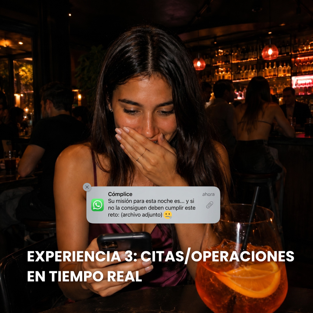 CÓMPLICES: Citas de Película para Parejas + 2 Regalos
